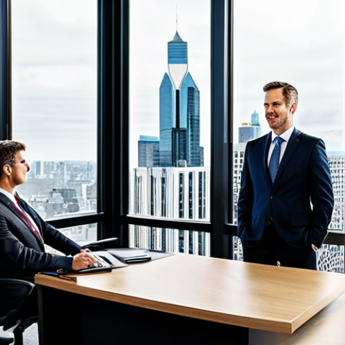 Modern Law Firm**

"A bright and modern law office, showcasing a diverse team of lawyers collaborating on a case, fully clothed in professional business attire, large windows overlooking a bustling city, safe for work, appropriate content, perfect anatomy, natural proportions, professional photography, family-friendly."

**