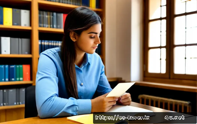 Home 30 변호사 시험에서 높은 점수 받는 요령 - Photorealistic Spanish-speaking law student in a bright Madrid-style university library, calmly orga...